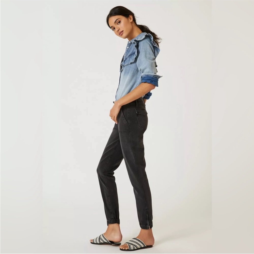 PAIGE Mayslie Mid-Rise Jogger Jeans 28 faded mist - Picture 11 of 11